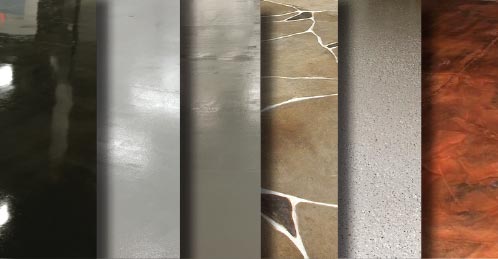 Concrete surfaces